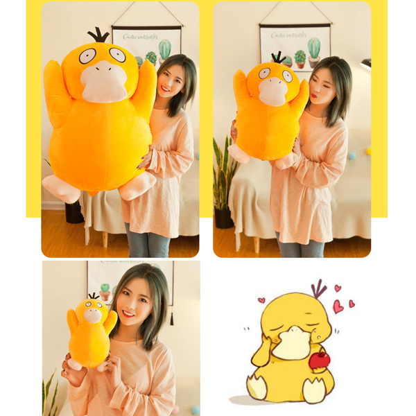 Gấu bông pokemon vịt bối rối Psyduck (30cm---&gt;90cm) hàng chính hãng pokemon mới 100% xịn mịn đẹp cao cấp, an toàn cho trẻ nhỏ
