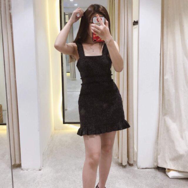 Đầm Body 2 Dây Đuôi Cá Có Mút Ngực