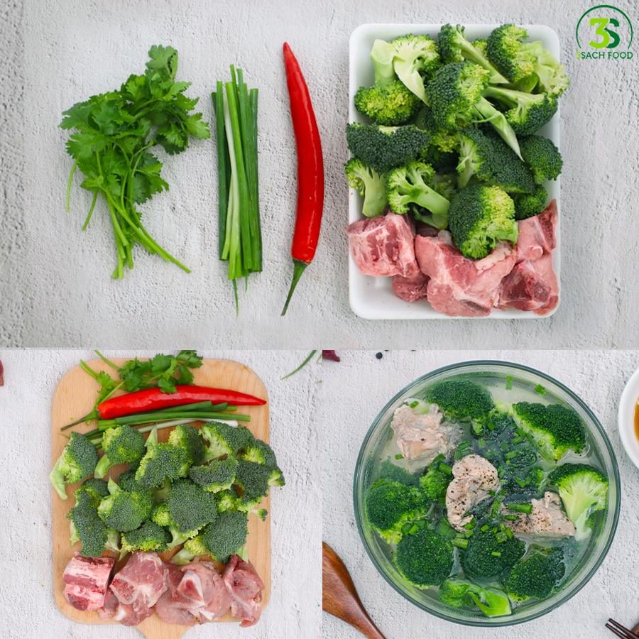 Canh Bông Cải Nấu Xương Heo