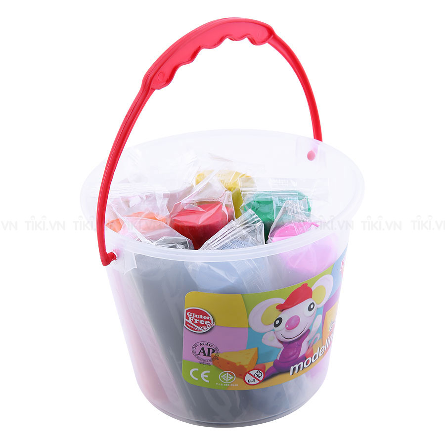 Đất Nặn Học Tập 8 Màu Kiddy Clay BK7008 (700g)