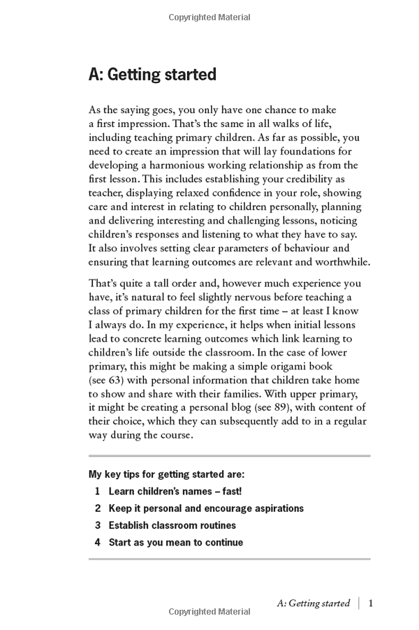 Carol Read’s 101 Tips For Teaching Primary Children - Pocket Editions