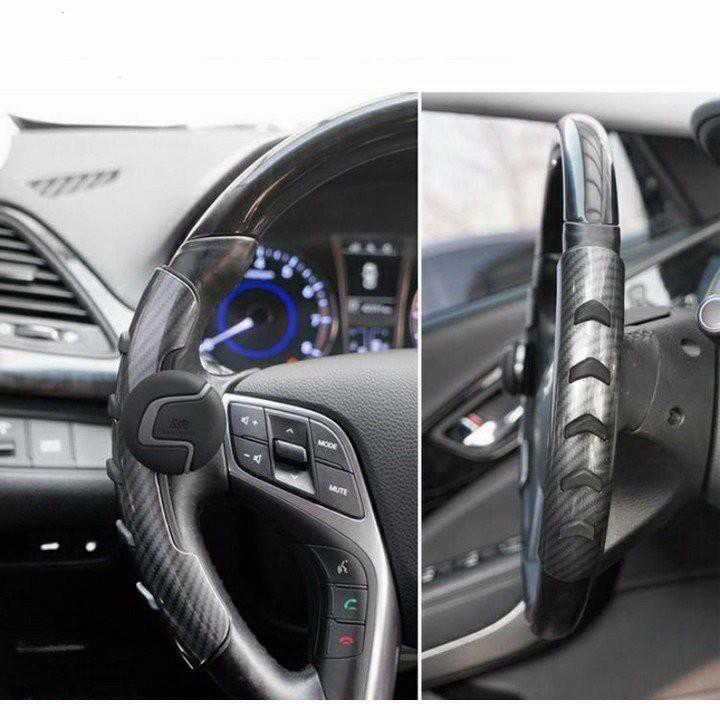 Ốp vô lăng carbon trợ lực ô tô cao cấp AutoBan