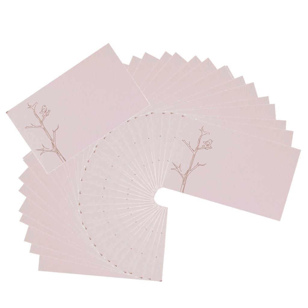 50Pcs Wedding Party Table Name Place Cards Favor Decor Personalised Cards