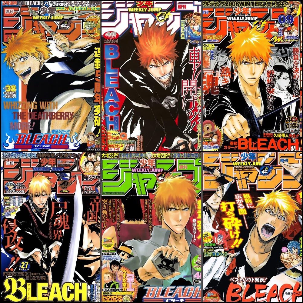 Bộ 6 Áp phích - Poster Anime Bleach - Sứ Giả Thần Chết (bóc dán) - A3, A4, A5