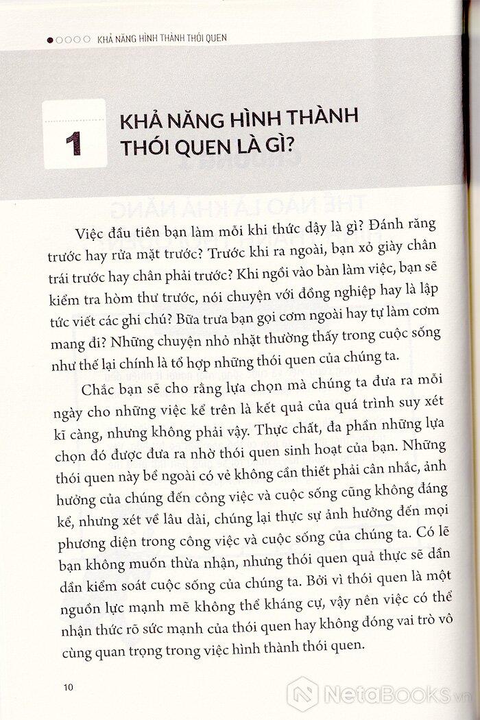 Tip Công Sở 1 - Khả Năng Hình Thành Thói Quen