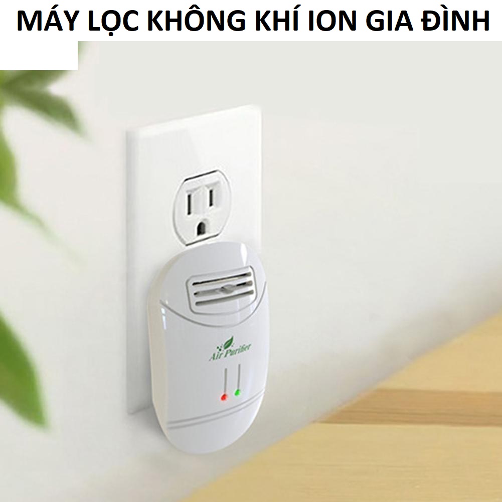 Máy tạo ion lọc không khí khử mùi hôi kháng khuẩn hiệu quả cho phòng ngủ nhà bếp gia đình
