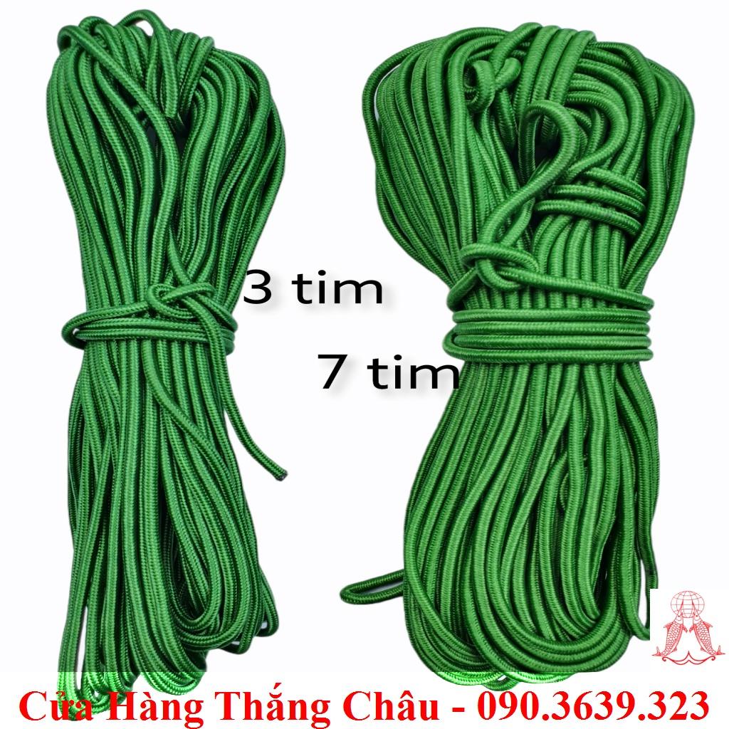 Dây Dù 3 tim, 7 tim - Bản Tròn