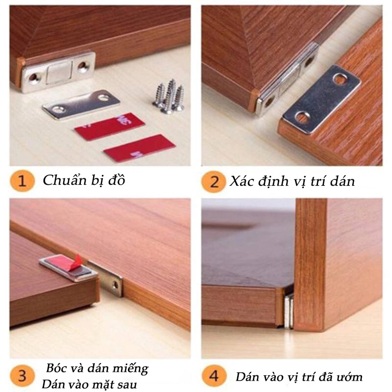 Chốt cửa nam châm từ tính mạnh cho tủ đựng đồ/tủ trạng
