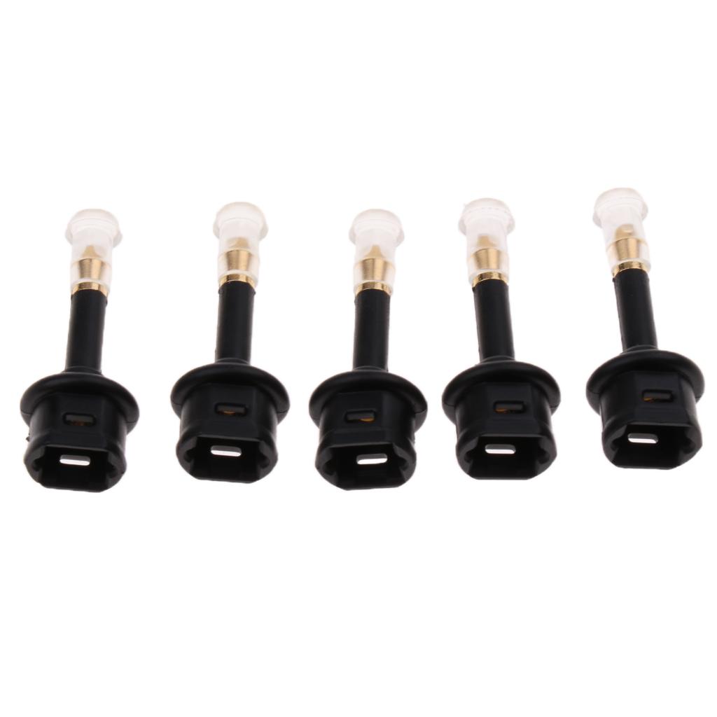 5xDigital Fiber Optic Toslink to 3.5 mm Mini Optical Audio Connector Adapter
