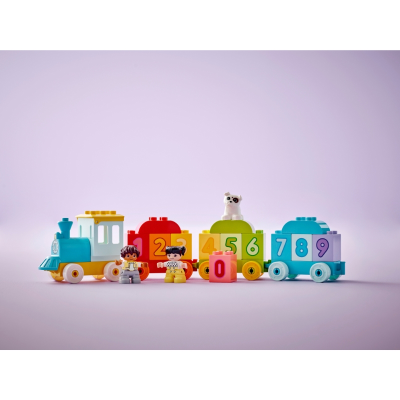 Đồ Chơi Lắp Ráp LEGO Duplo Tàu Lửa Học Đếm Số 10954 Cho Bé Trên 1 Tuổi