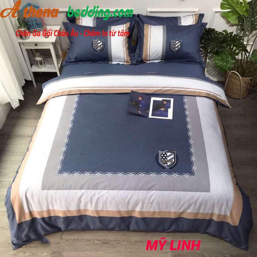 Trọn Bộ chăn ga gối 4 món COTTON Lụa Cao Cấp