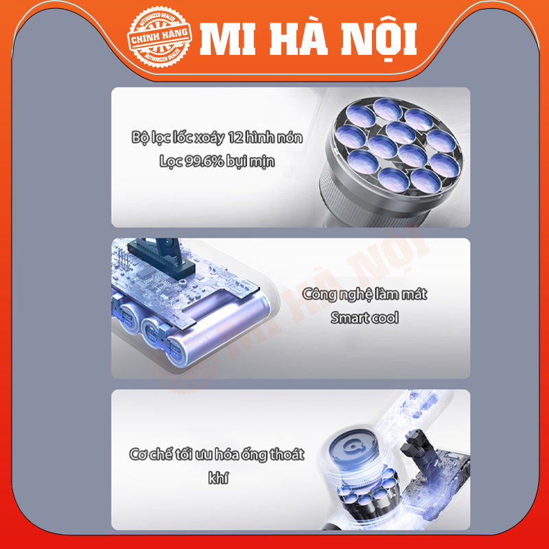 Máy Hút Bụi Không Dây Xiaomi Dreame V16 – Hàng chính hãng