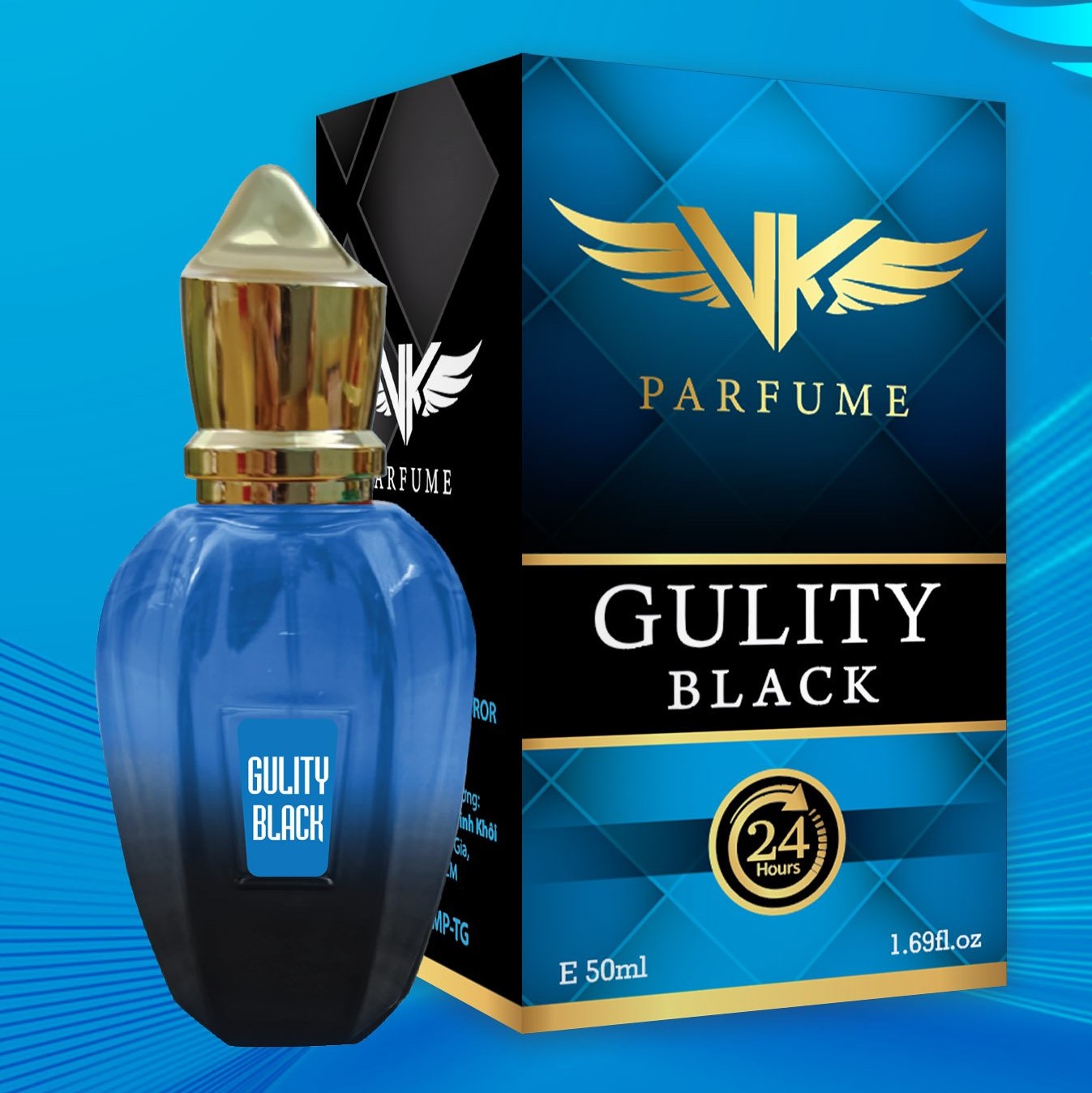 NƯỚC HOA KAT&KEV GULITY BLACK 50ML_SANG TRỌNG, THANH LỊCH CHO PHÁI ĐẸP (lưu hương liên tục 24h)