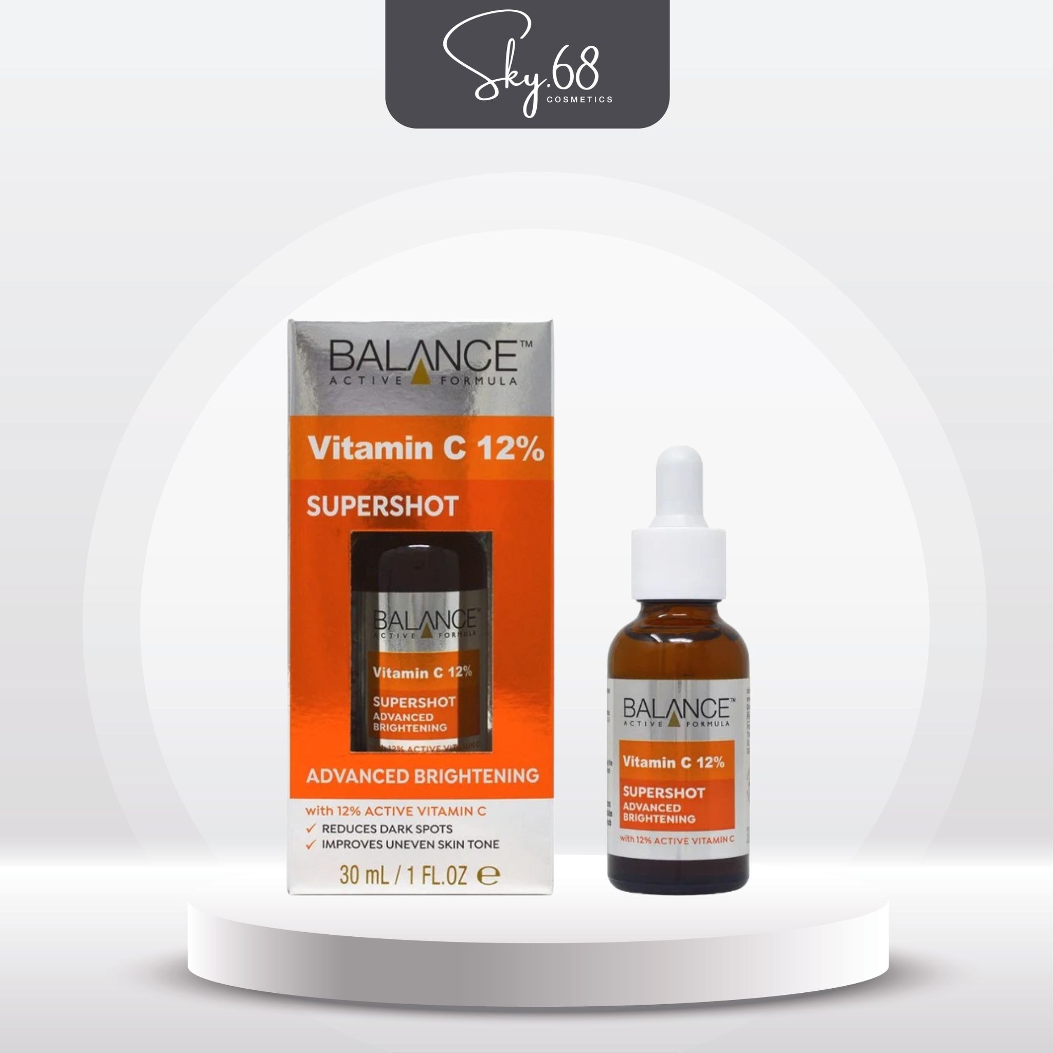 Serum Sáng Da Mờ Thâm Balance Active Formula Vitamin C 12% Supershot Advanced Brightening Serum 30ml