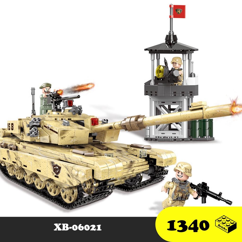 Đồ chơi Lắp ráp Xe Tăng Thiết giáp - Xingbao XB-06021 Army Tank - Xếp hình thông minh - Mô hình trí tuệ