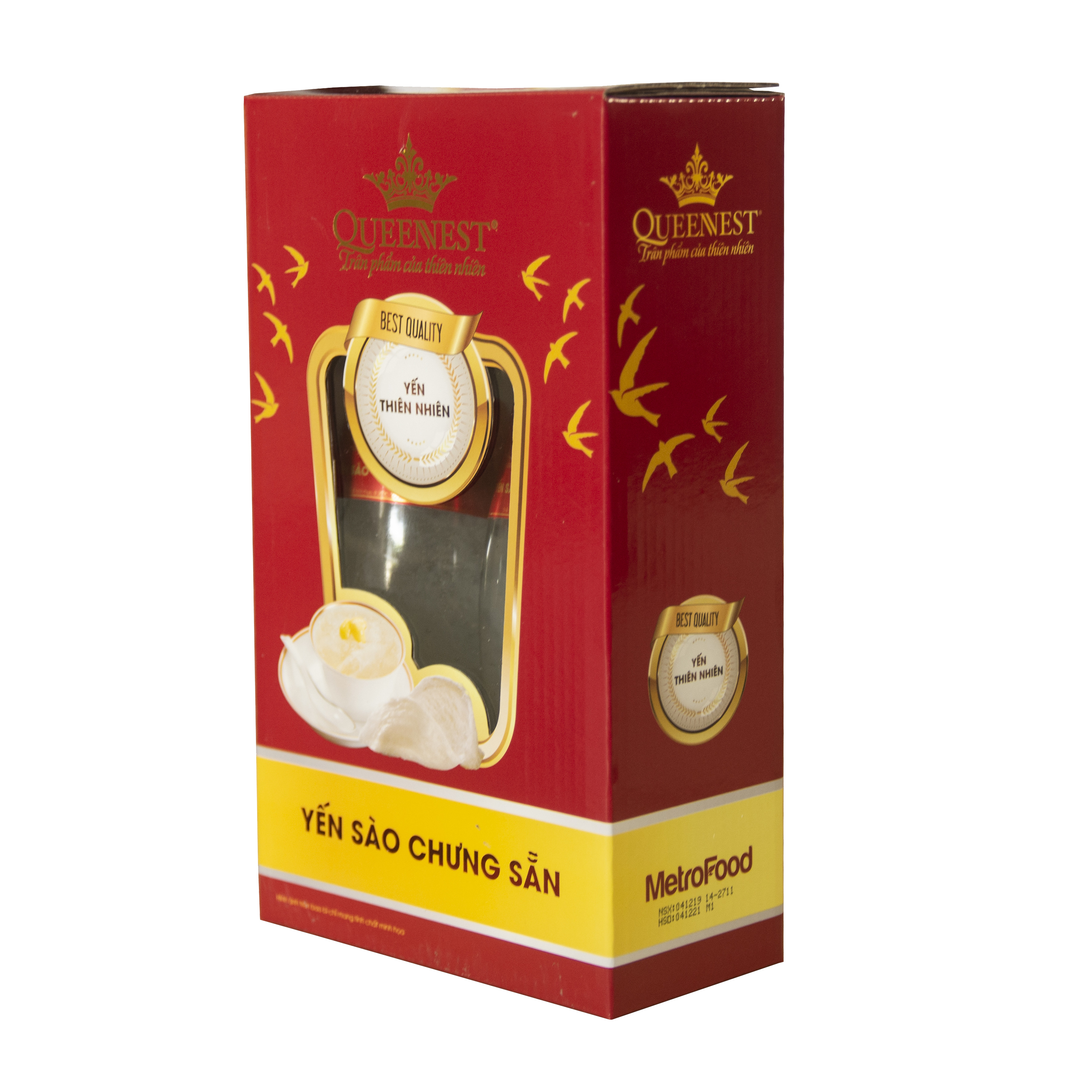 Yến sào chưng sẵn QUEENNEST 7% Hương dưa lưới