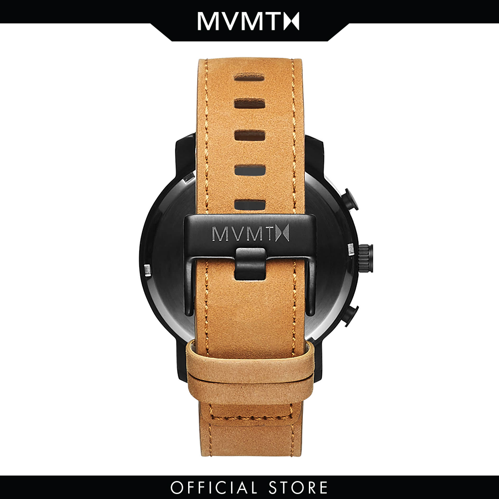 Đồng hồ Nam MVMT dây da 45mm - Chrono D-MC01-WBTL