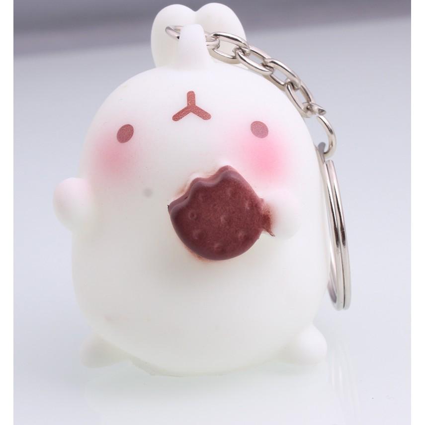 Móc Khóa Thỏ Trắng Mochi