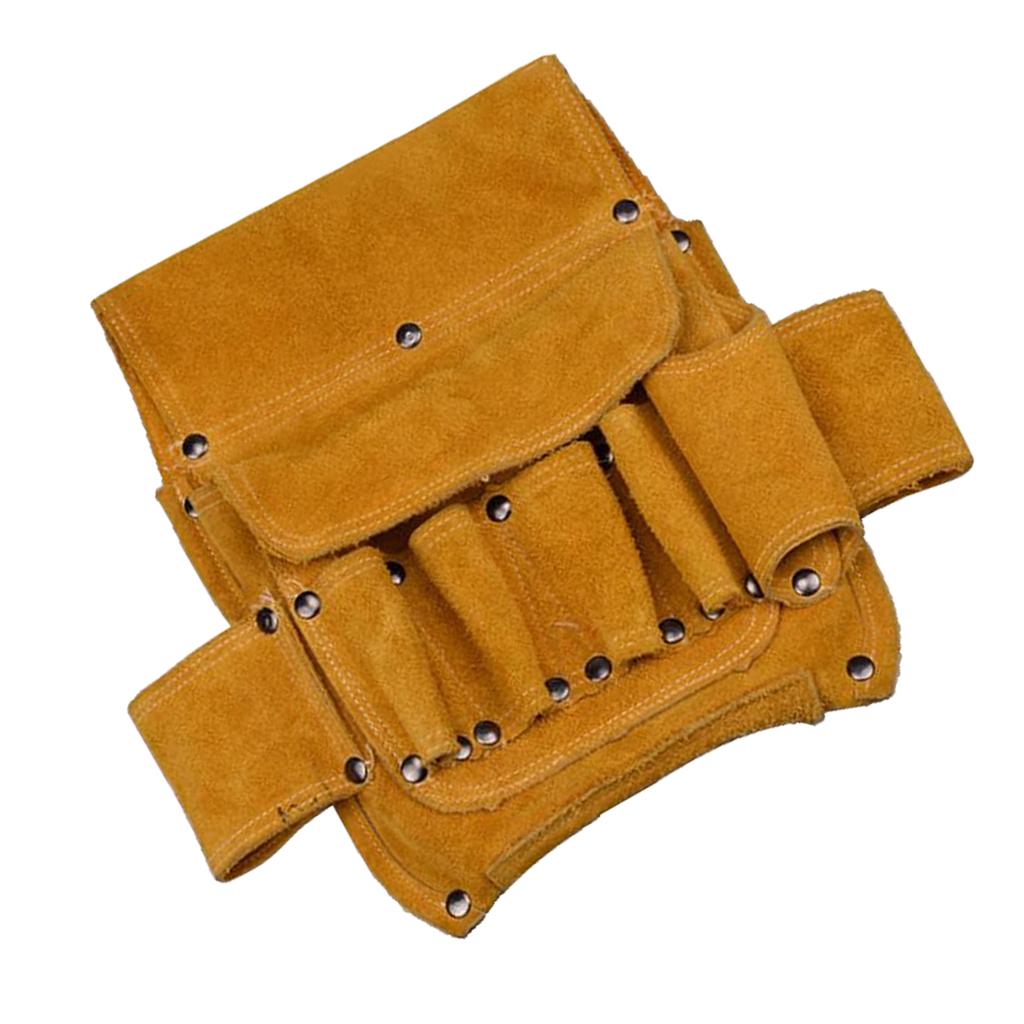 28cm Multi-pocket Utility Bag Nail Tool Apron Carpenter Waist Tools Holder