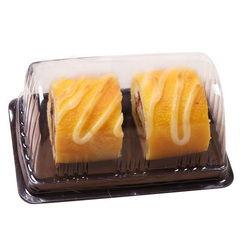 100 Hộp B029 Đựng Bánh Red Velvet - Bông Lan Cuộn Lát Nhỏ - Tiramisu