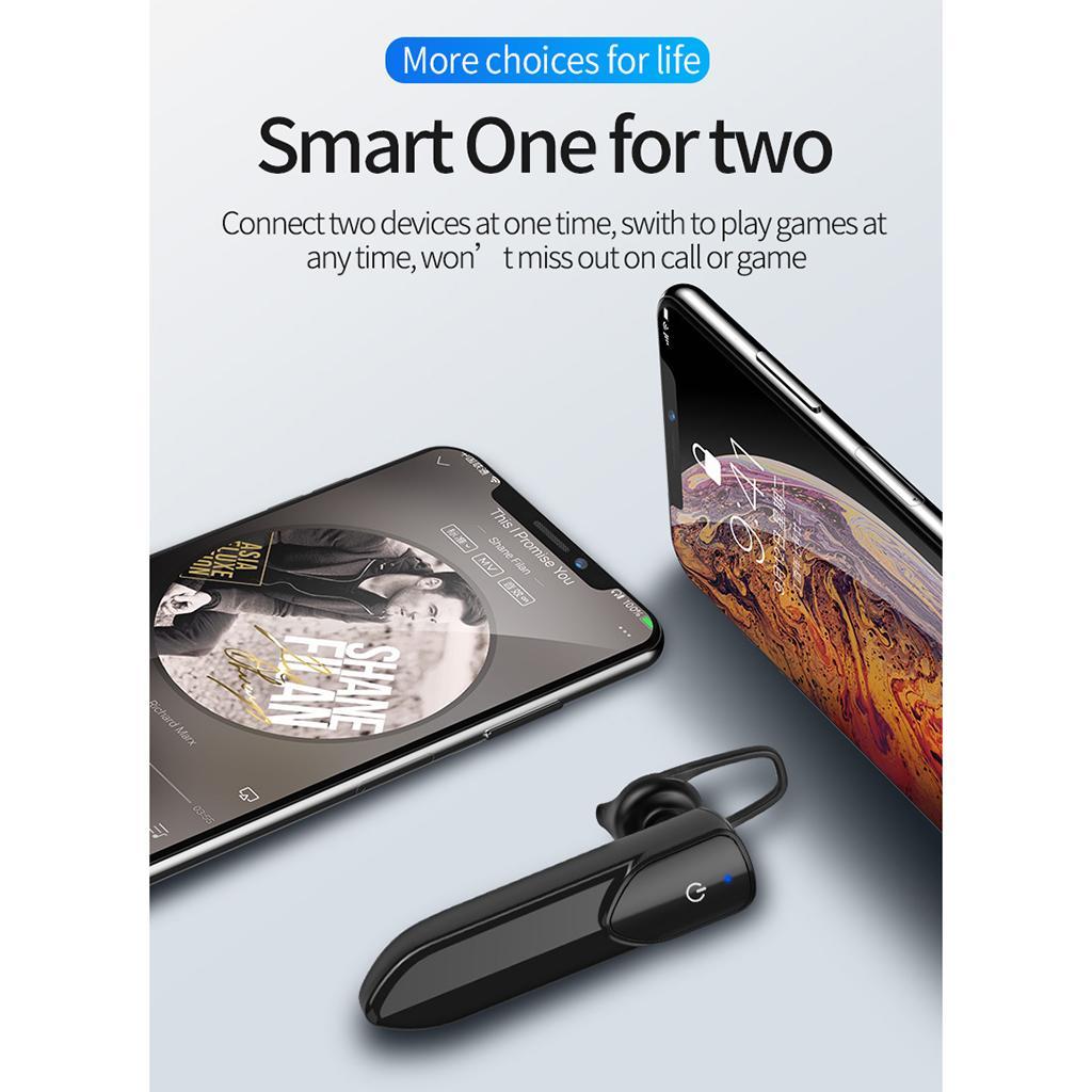 V19 TWS Bluetooth4.2 IPX3 Wireless In-ear Earhook Earphone Black