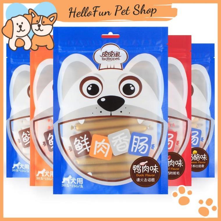 Xúc xích dinh dưỡng cao cấp Taotaopets cho thú cưng 500g (Xúc xích ăn liền bổ sung dưỡng chất cho chó mèo)