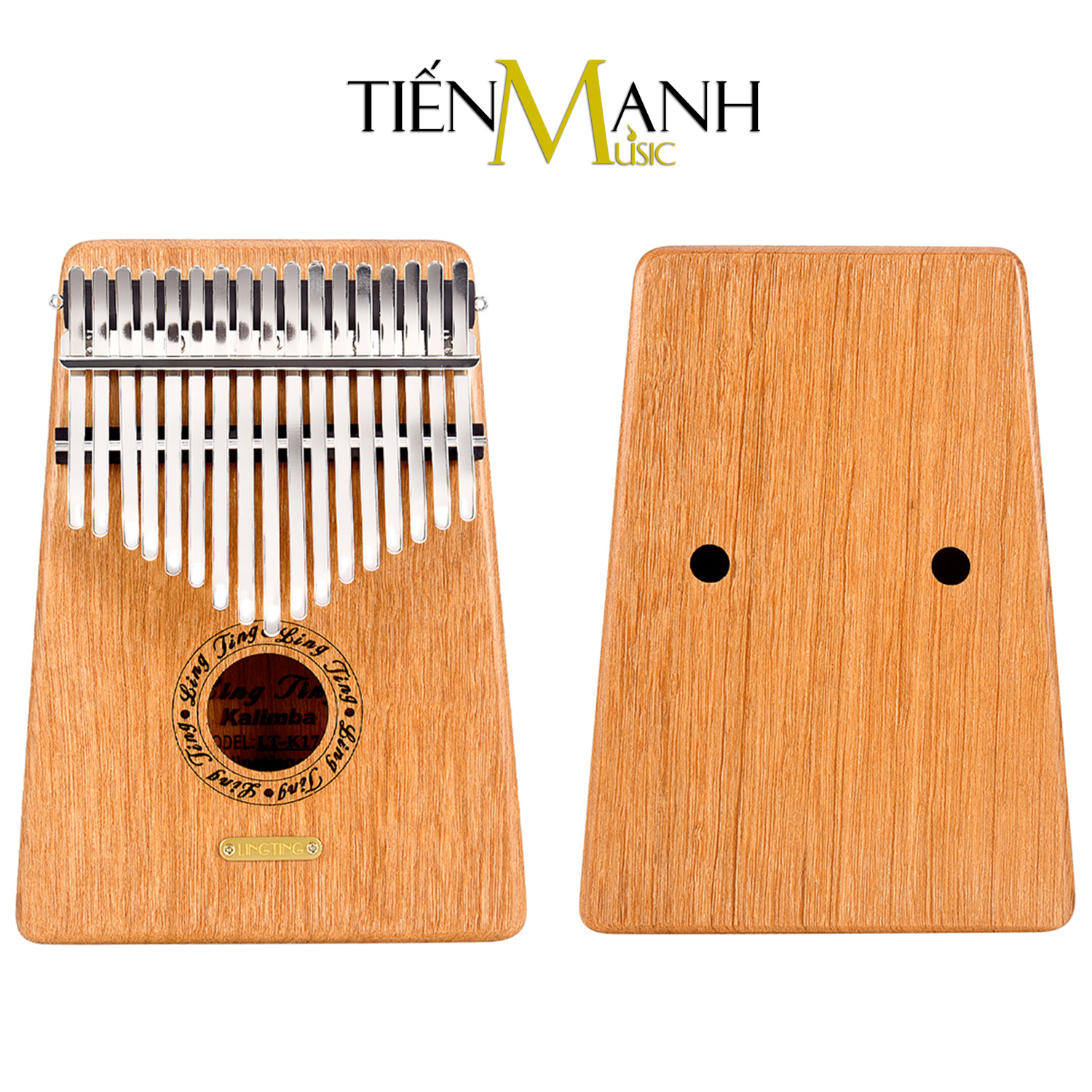 Đàn Kalimba LingTing 17 Phím K17G (Gỗ Đàn Hương - Full Phụ Kiện LT-K17G) Hàng Chính Hãng - Kèm Móng Gẩy DreamMaker