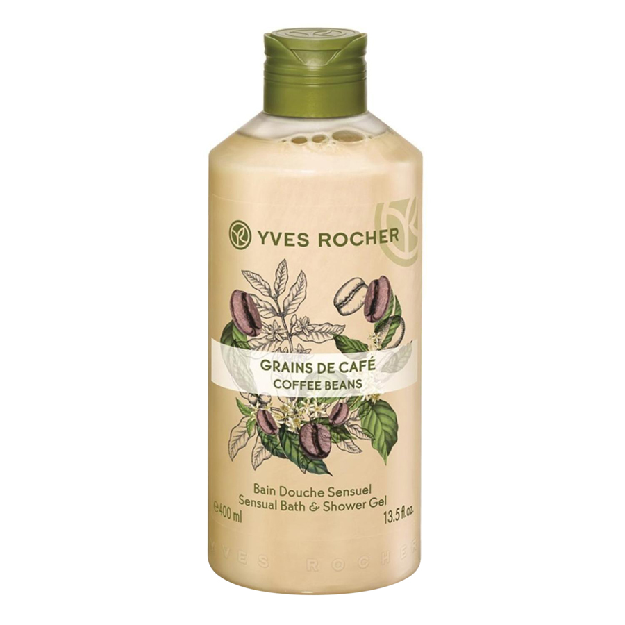 Sữa Tắm Yves Rocher Grains De Cafe Bath &amp; Shower Gel 400ml