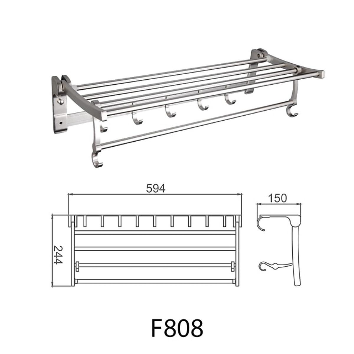 Vắt khăn giàn Frap F808 - Hàng chính hãng LIÊN BANG NGA
