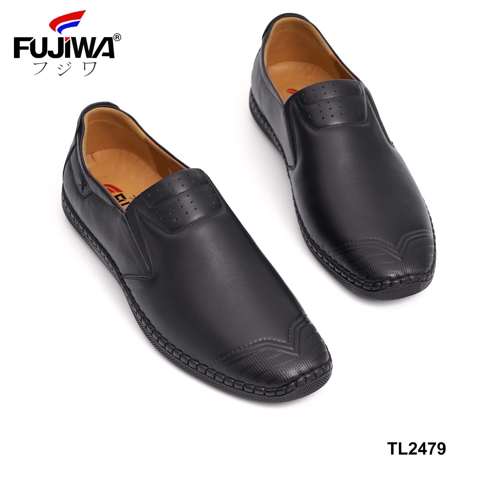 Giày Lười Nam Da Bò FUJIWA - TL2479. Lót Giày Rất Êm Chân. Được Đóng Thủ Công (Handmade). Size: 38, 39, 40, 41, 42, 43