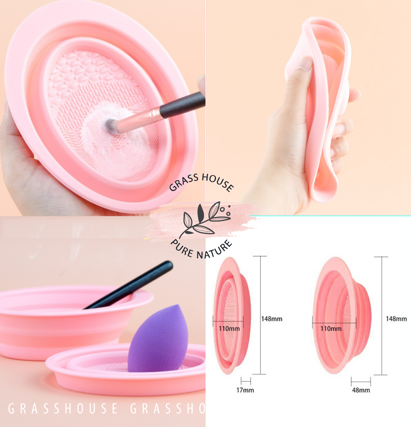 DỤNG CỤ VỆ SINH LÀM SẠCH CỌ TRANG ĐIỂM, DẠNG MÚT KHÔ, VỆ SINH CỌ MAKEUP DỄ DÀNG, GẤP GỌN TIỆN DỤNG