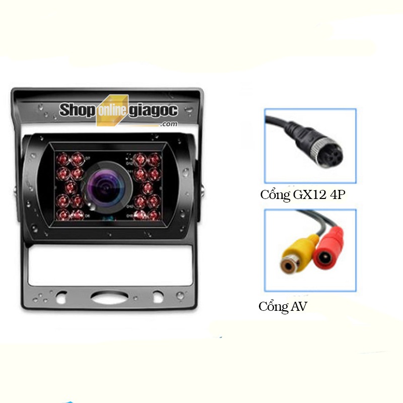 Camera Chống Nước Gắn Xe Tải 12-24V