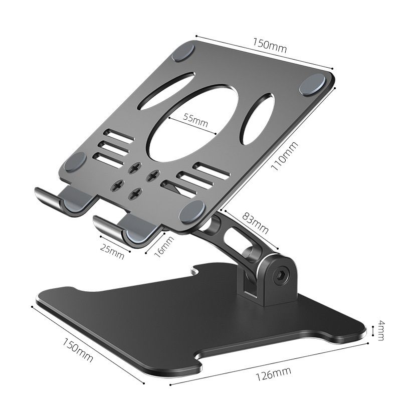 Giá Đỡ Để Bàn Dành Cho Máy Tính Bảng, Ipad T003 - Chất Liệu Hợp Kim Nhôm Cao Cấp Hàng Chính Hãng Tamayoko