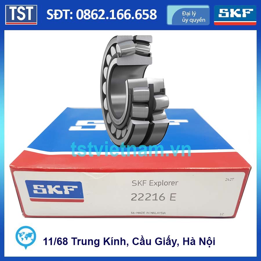 Vòng bi bạc đạn SKF 22216 E