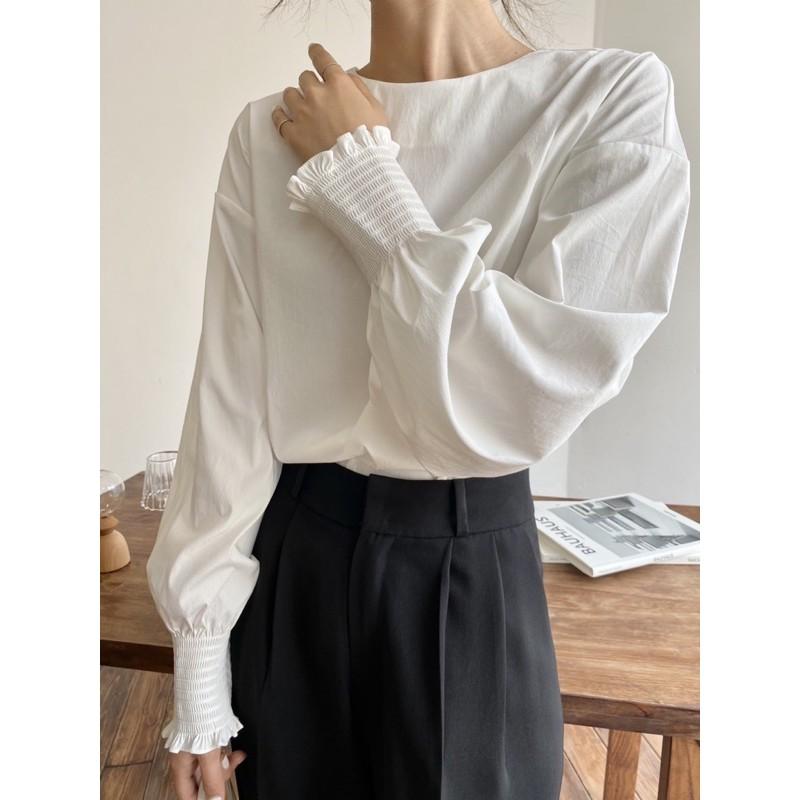 Áo sơ mi tay chun Hàn Quốc