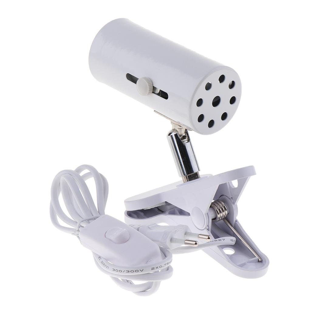 NW-02 Reptile Light with Clamp Ceramic Heat Lamp Bulb Stand
