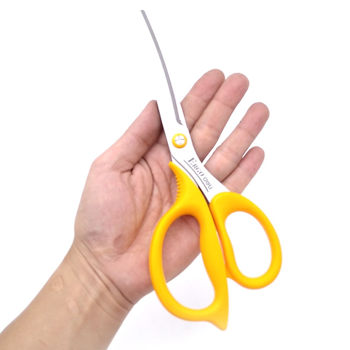 Kéo Văn Phòng, Nhà Bếp Chắc Chắn Cầm mượt mà dài 210mm -Ergo Deli 77758