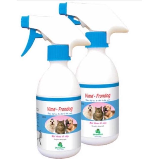 Xịt ve rận cho chó mèo VIME FRONDOG 250ML (VEMEDIM)