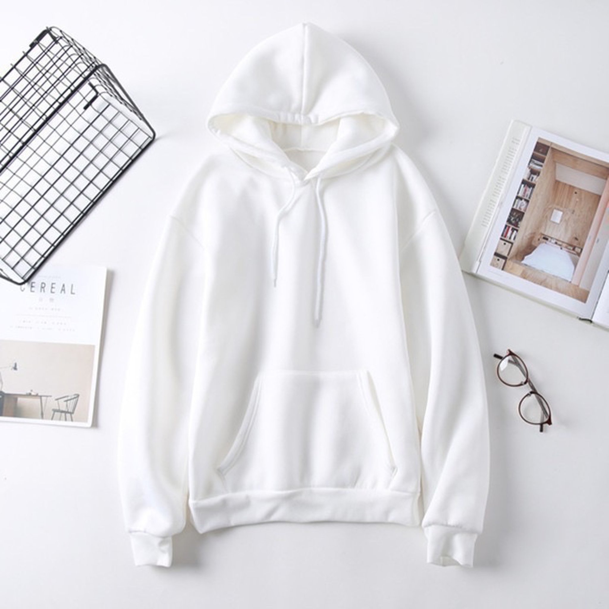 Áo khoác nỉ Hoodie trơn KNT01