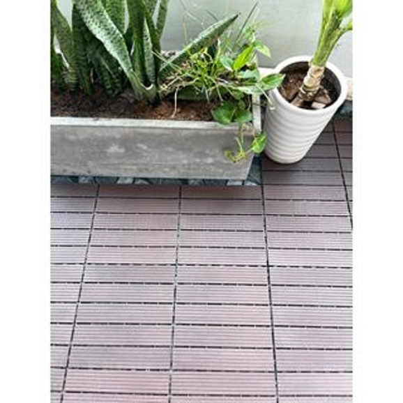 Combo 22 tấm thảm nhựa ghép lót sàn ban công, bể bơi chất lượng cao chống trơn trượt, bền màu