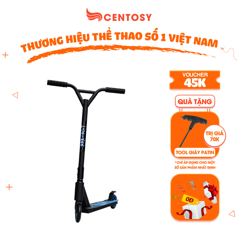 Xe Scooter Trẻ Em Centosy Scooter S01 - Có Khung Chắc Chắn, In Hình Bắt Mắt, Đèn Nhấp Nháy