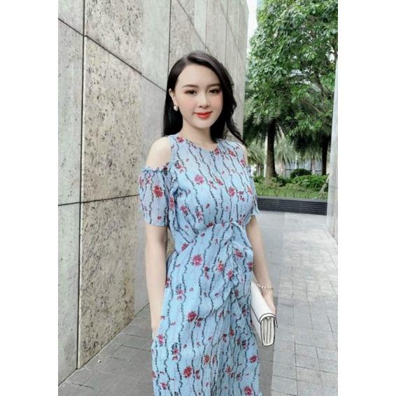 ĐẦM MAXI VOAN TAY CUTOUT