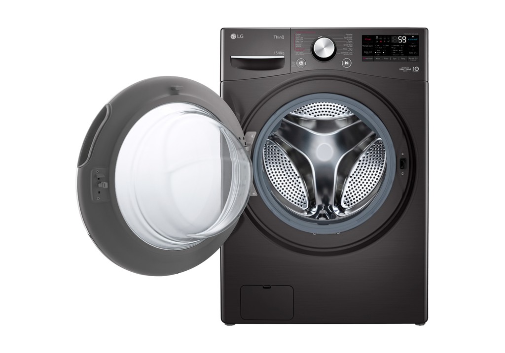 Máy Giặt Sấy LG Inverter 15 Kg/8kg F2515RTGB - hàng chính hãng