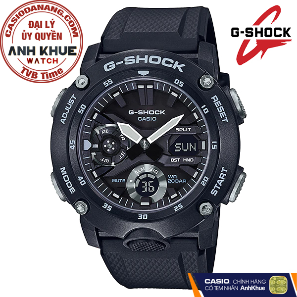 Đồng hồ nam dây nhựa Casio G-Shock chính hãng GA-2000S-1ADR (48mm)