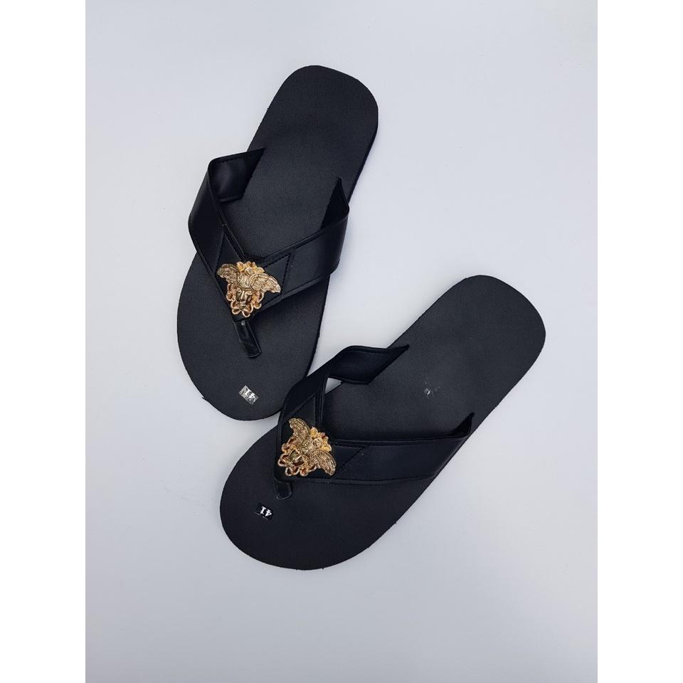 sandal đồng nai dép quai kẹp nam đế đen quai đen size từ 37 nam đến 44 nam