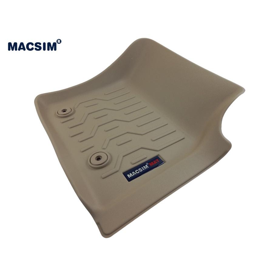 Thảm lót sàn xe ô tô TOYOTA LAND CRUISER 2022- Nhãn hiệu Macsim 3W chất liệu nhựa TPV đúc khuôn cao cấp - màu đen,be