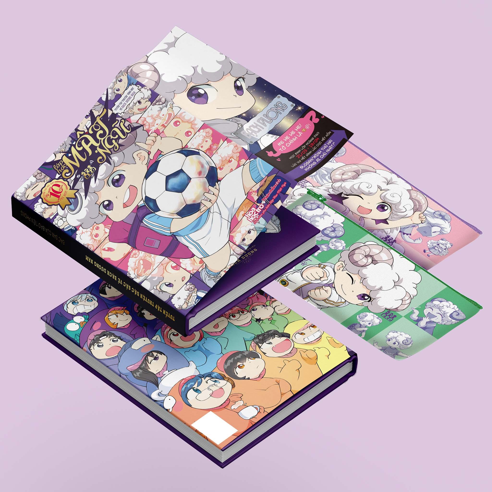 Sách - Lớp Học Mật Ngữ - Tuyển Tập Đặc Biệt Kỷ Niệm 10 Năm THE BEST - Tuyển Tập Bạch Dương Nam - "Mình Thứ Hai, Không Ai Chủ Nhật" - Tặng Kèm Túi Đựng Bút Nhân Vật Lớp Học Mật Ngữ