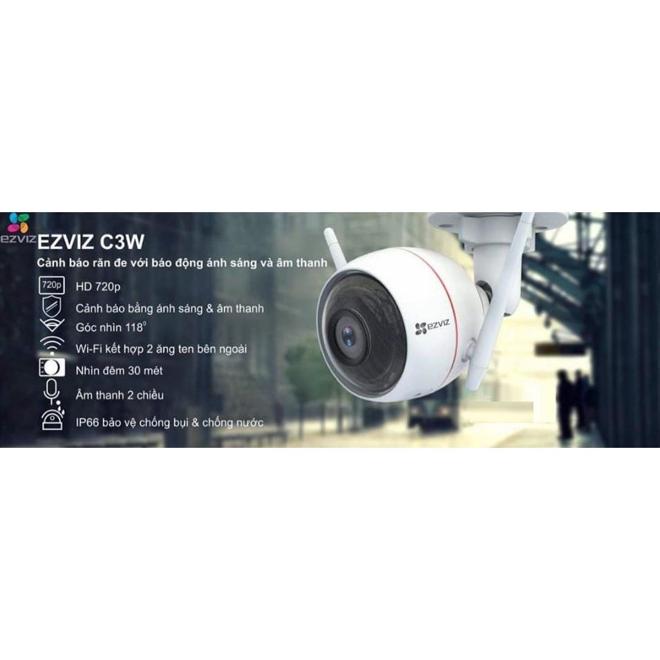 Camera IP WiFi EZVIZ C3W 1.0MP - - Hàng Chính Hãng