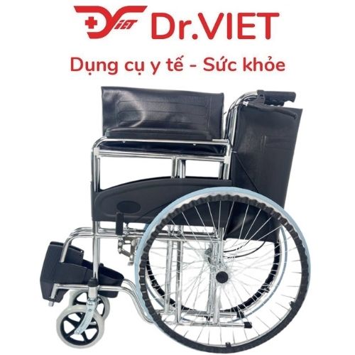 Xe lăn tay thép mạ Chrome GBM-061C