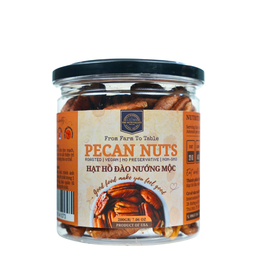 Hạt Hồ Đào Nhân - PECAN KERNEL The Nuts Valley